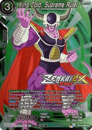 Image of King Cold, Supreme Ruler (Event Pack 14) (BT13-082) - Promotion Cards Foil