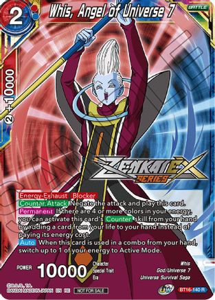 Image of Whis, Angel of Universe 7 (Event Pack 14) (BT16-140) - Promotion Cards Foil