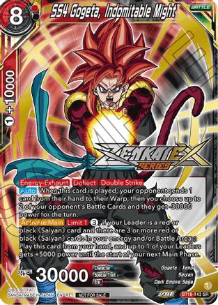 Image of SS4 Gogeta, Indomitable Might (Event Pack 14) (BT18-143) - Promotion Cards Foil