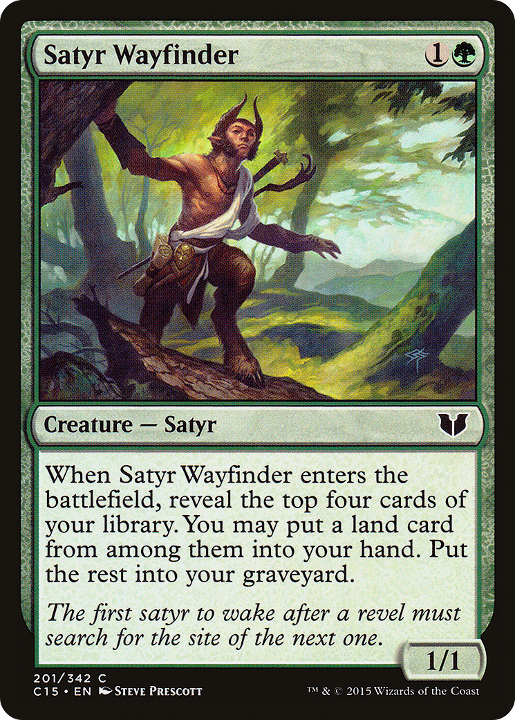 Image of Satyr Wayfinder (C15-201) - Commander 2015