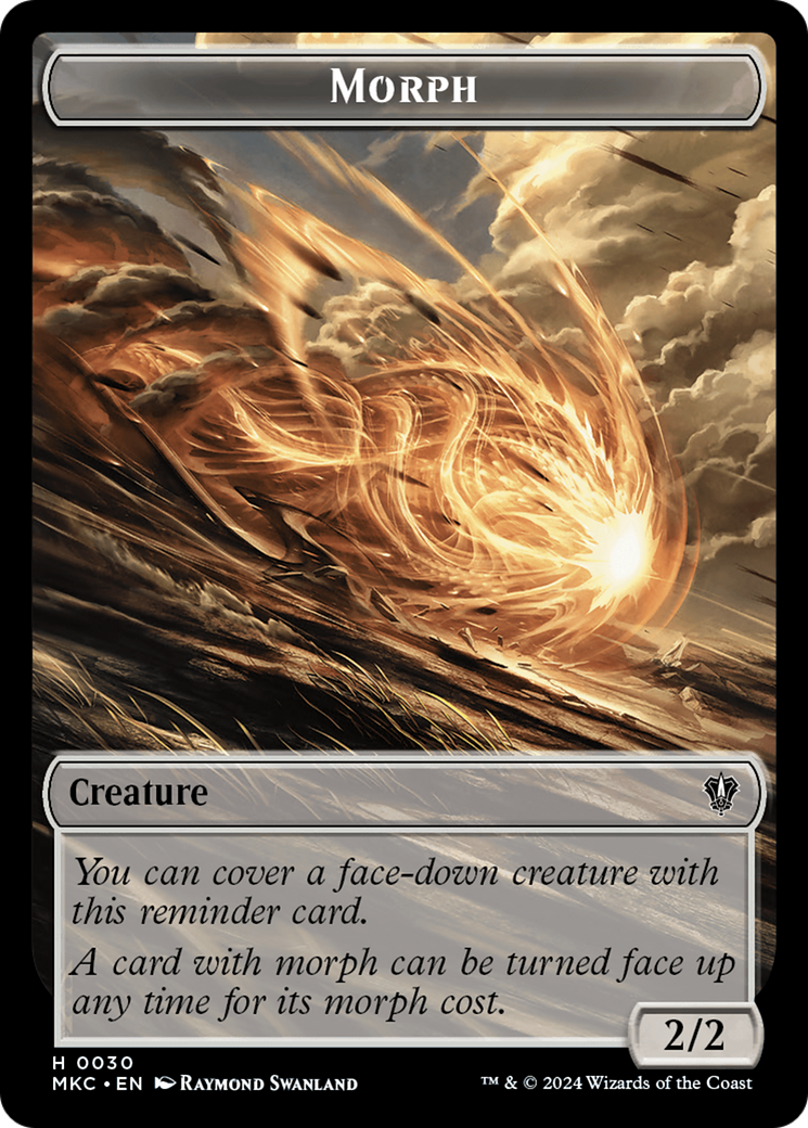 Image of Morph (TMKC-030) - Murders at Karlov Manor Commander Tokens Foil