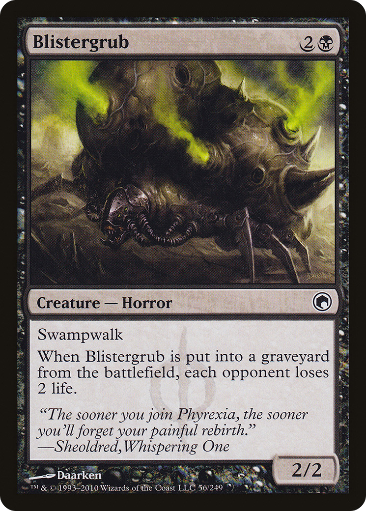 Image of Blistergrub (SOM-056) - Scars of Mirrodin Foil