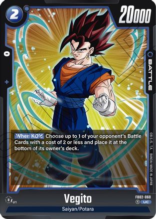 Image of Vegito - FB02-060 (FB02-060) - Blazing Aura