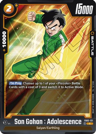 Image of Son Gohan : Adolescence - FB02-121 (FB02-121) - Blazing Aura