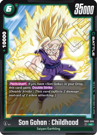 Image of Son Gohan : Childhood - FB02-088 (FB02-088) - Blazing Aura