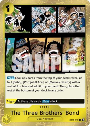 Image of The Three Brothers' Bond (ST13-019) - Ultra Deck: The Three Brothers Foil