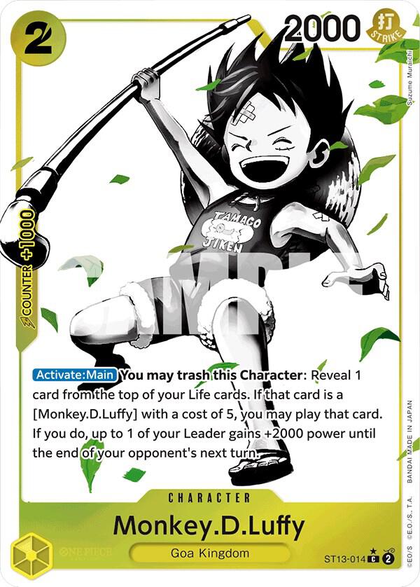 Monkey.D.Luffy (014) (Parallel) - Ultra Deck: The Three Brothers (ST-13)