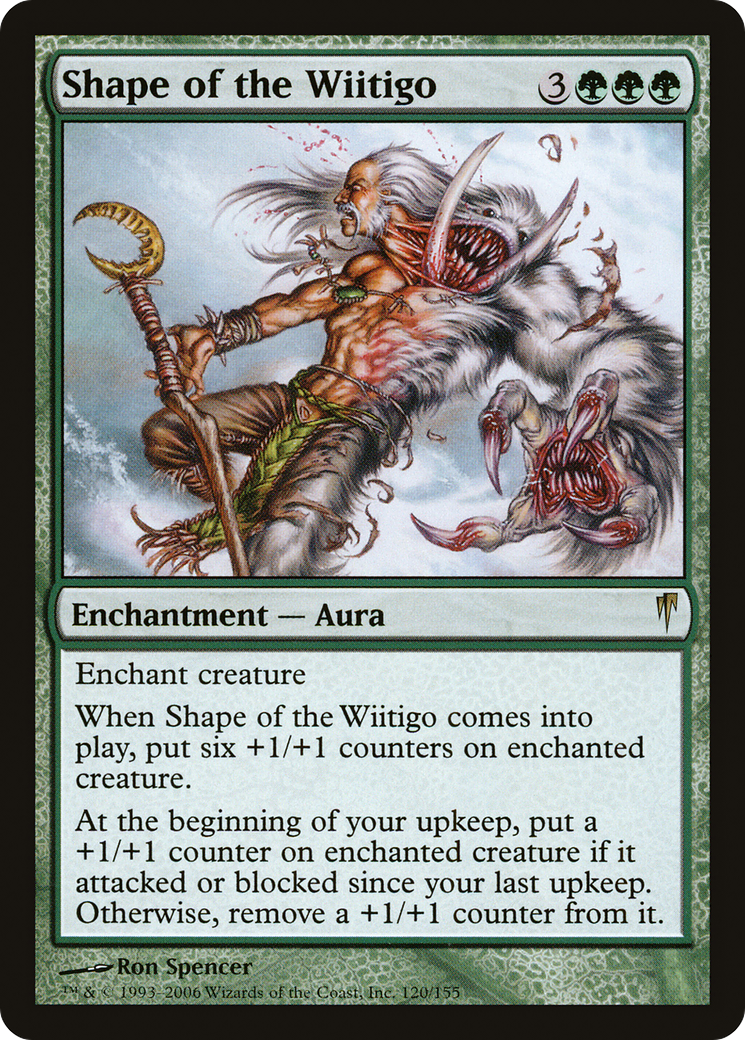 Image of Shape of the Wiitigo (CSP-120) - Coldsnap Foil