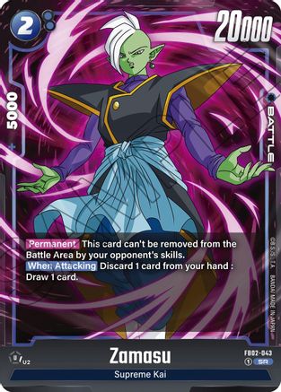 Image of Zamasu - FB02-043 (FB02-043) - Blazing Aura Holofoil