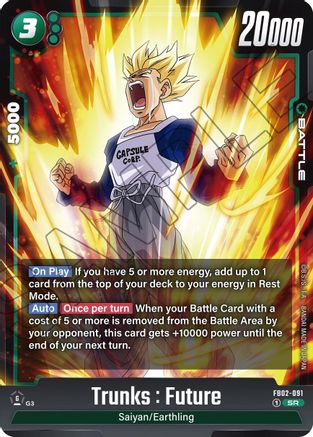 Image of Trunks : Future - FB02-091 (FB02-091) - Blazing Aura Holofoil
