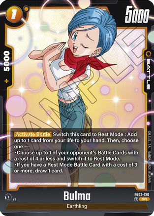 Image of Bulma - FB02-130 (FB02-130) - Blazing Aura Holofoil