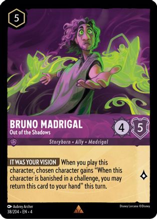 Image of Bruno Madrigal - Out of the Shadows (38/204) - Ursulas Return