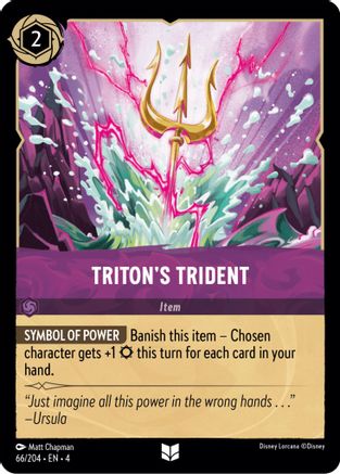Image of Triton's Trident (66/204) - Ursulas Return Cold Foil