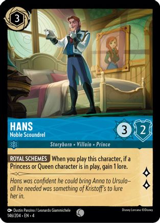 Image of Hans - Noble Scoundrel (146/204) - Ursulas Return Cold Foil