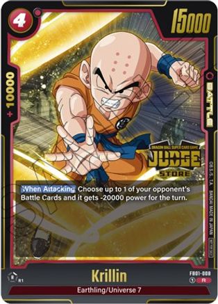 Image of Krillin - FB01-008 (Judge Pack (Store Judge) 01) (FB01-008) - Tournament and Championship Promos Holofoil