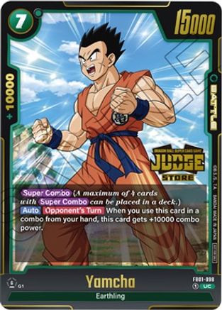 Image of Yamcha (Judge Pack (Store Judge) 01) (FB01-098) - Tournament and Championship Promos Holofoil