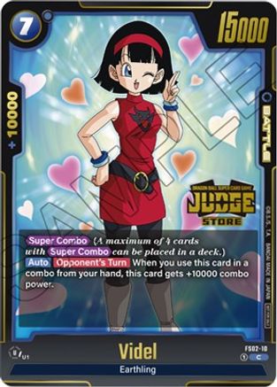 Image of Videl (Judge Pack (Store Judge) 01) (FS02-10) - Tournament and Championship Promos Holofoil