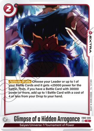 Image of Glimpse of a Hidden Arrogance (FB02-035) - Blazing Aura