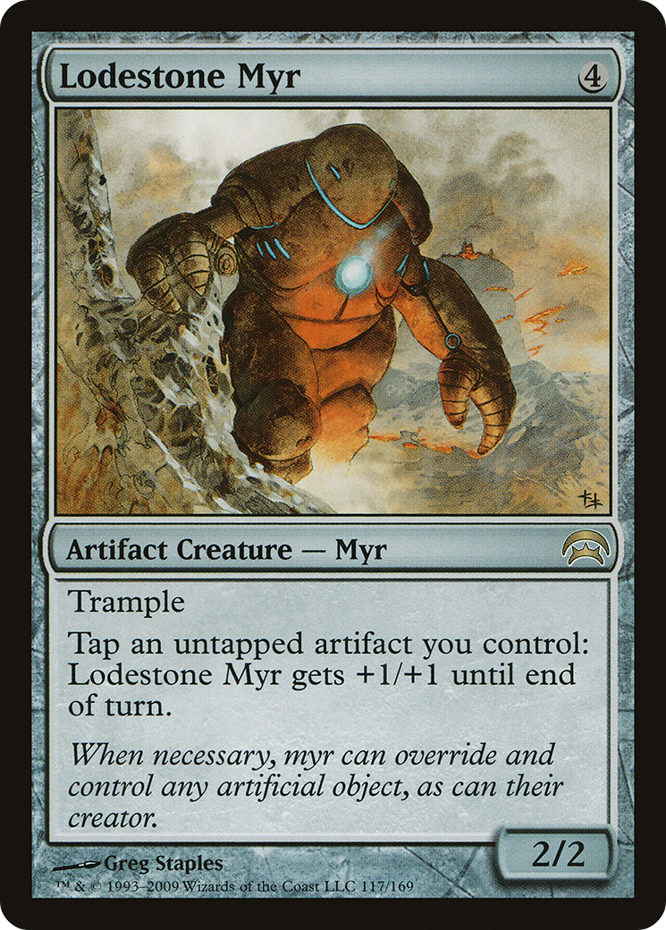 Image of Lodestone Myr (HOP-117) - Planechase