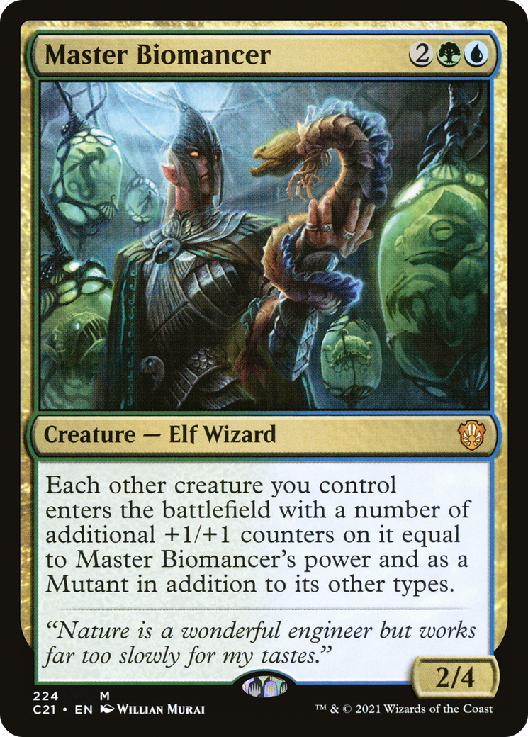 Image of Master Biomancer (C21-224) - Commander 2021