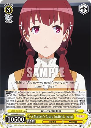 Image of A Maiden's Sharp Instinct, Izumi (SHS/W98-E018 U) - Saekano the Movie: Finale