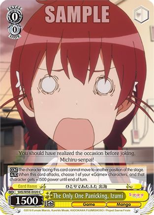 Image of The Only One Panicking, Izumi (SHS/W98-E020 C) - Saekano the Movie: Finale