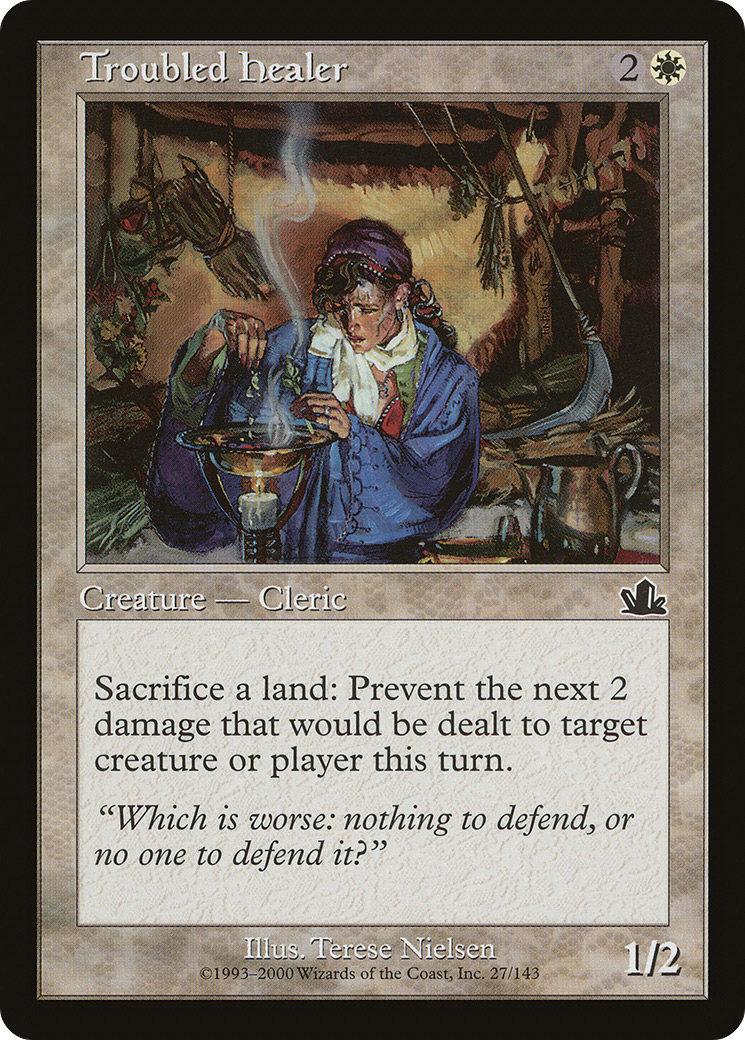 Image of Troubled Healer (PCY-027) - Prophecy Foil