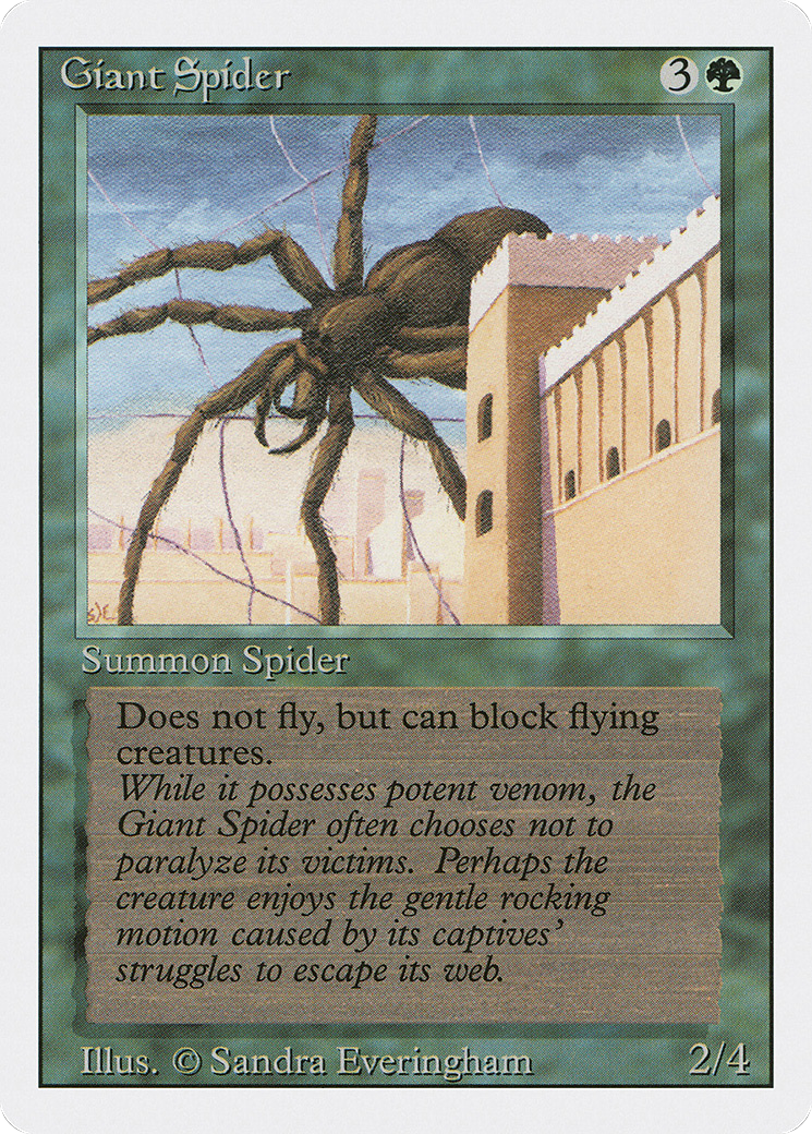 Image of Giant Spider (3ED-) - Revised Edition