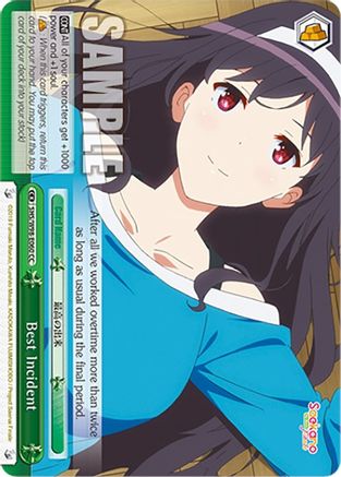 Image of Best Incident (SHS/W98-E060 CC) - Saekano the Movie: Finale