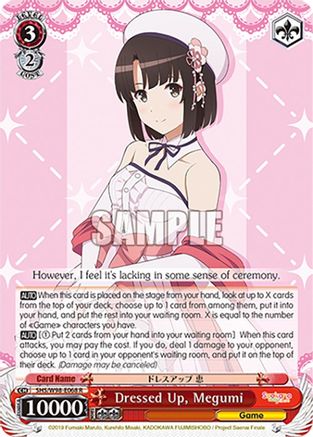 Image of Dressed Up, Megumi (SHS/W98-E068 R) - Saekano the Movie: Finale