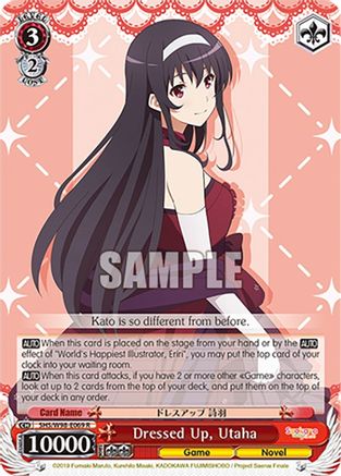 Image of Dressed Up, Utaha (SHS/W98-E069 R) - Saekano the Movie: Finale