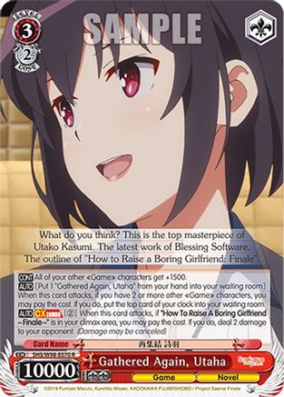 Image of Gathered Again, Utaha (SHS/W98-E070 R) - Saekano the Movie: Finale