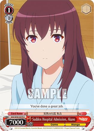 Image of Sudden Hospital Admission, Akane (SHS/W98-E079 C) - Saekano the Movie: Finale