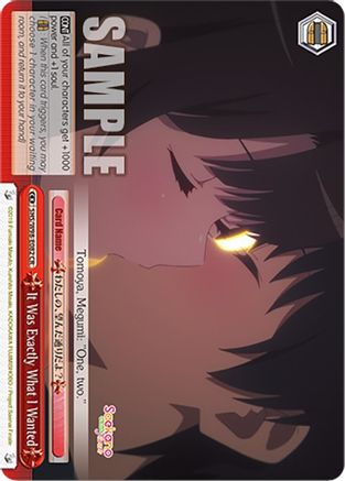 Image of It Was Exactly What I Wanted (SHS/W98-E082 CR) - Saekano the Movie: Finale