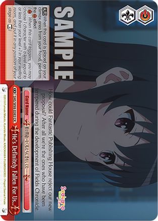 Image of He's Definitely Fallen For Us (SHS/W98-E083 CR) - Saekano the Movie: Finale