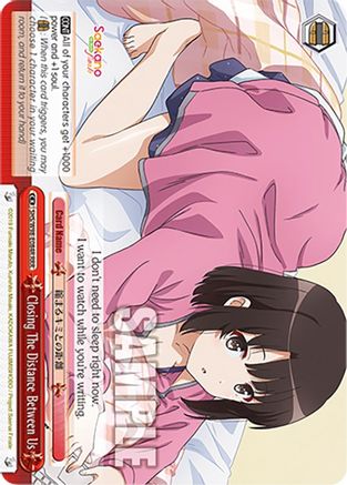 Image of Closing The Distance Between Us (RRR) (SHS/W98-E084R RRR) - Saekano the Movie: Finale