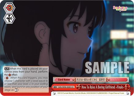 Image of How To Raise A Boring Girlfriend Finale (SHS/W98-E085 CC) - Saekano the Movie: Finale