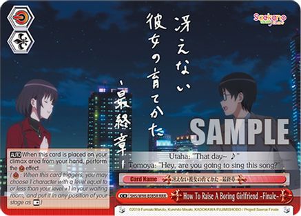 Image of How To Raise A Boring Girlfriend Finale (RRR) (SHS/W98-E085R RRR) - Saekano the Movie: Finale