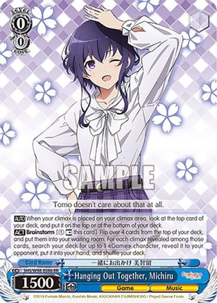 Image of Hanging Out Together, Michiru (SHS/W98-E086 RR) - Saekano the Movie: Finale