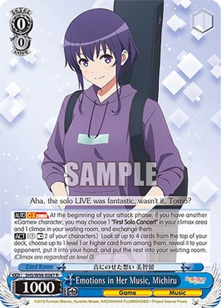 Image of Emotions in Her Music, Michiru (SHS/W98-E087 R) - Saekano the Movie: Finale