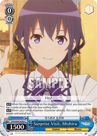 Image of Surprise Visit, Michiru (SHS/W98-E095 C) - Saekano the Movie: Finale