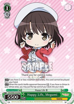 Image of Happy Life, Megumi (SHS/W98-E103 PR) - Saekano the Movie: Finale