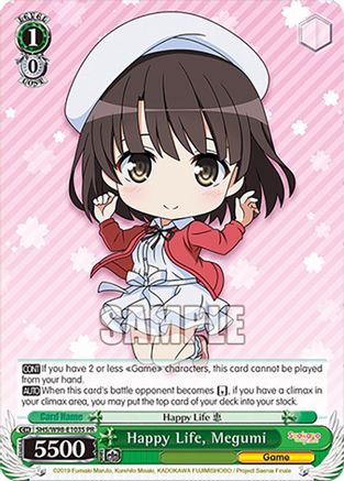Image of Happy Life, Megumi (Foil) (SHS/W98-E103S PR) - Saekano the Movie: Finale