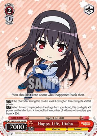 Image of Happy Life, Utaha (SHS/W98-E104 PR) - Saekano the Movie: Finale