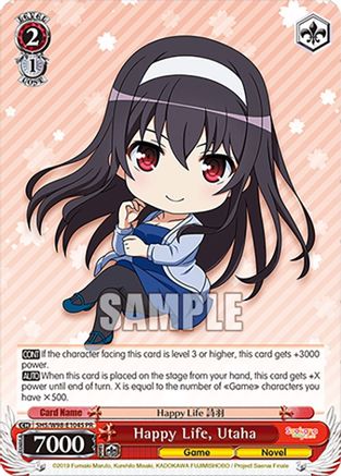 Image of Happy Life, Utaha (Foil) (SHS/W98-E104S PR) - Saekano the Movie: Finale