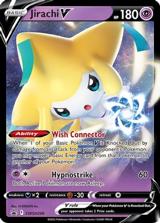 Image of Jirachi V - 299 SWSH299  - Holofoil SWSH Sword & Shield Promo Cards - Promo
