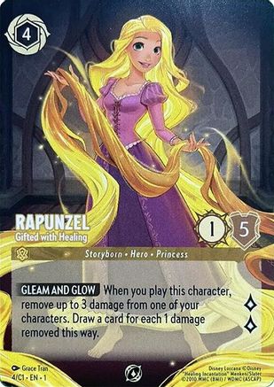 Image of Rapunzel - Gifted with Healing (4) - Disney Lorcana Promo Cards Holofoil