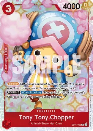 Image of Tony Tony.Chopper (EB01-006) - Extra Booster: Memorial Collection Foil