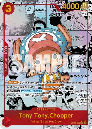 Image of Tony Tony.Chopper (Alternate Art) (Manga) (EB01-006) - Extra Booster: Memorial Collection Foil