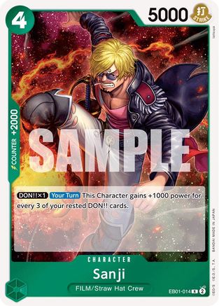 Image of Sanji (EB01-014) - Extra Booster: Memorial Collection Foil
